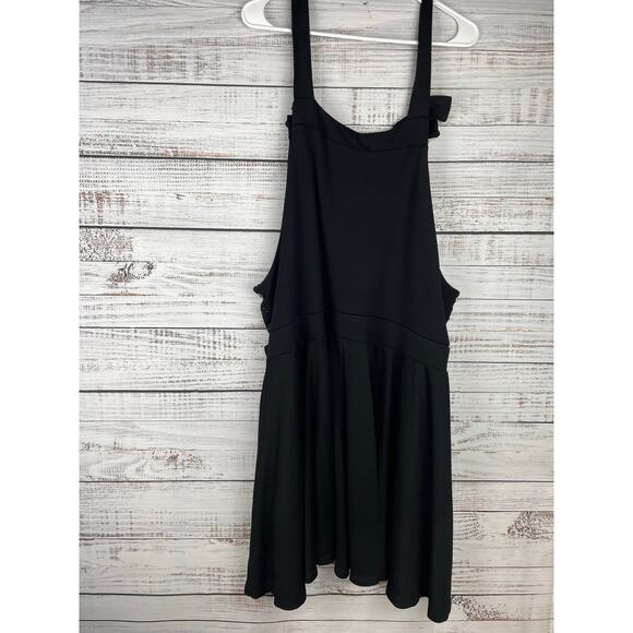Snag Snagafore Pinafore Dress Black Tie Straps size G 24/26 Soft Stretch Punk - Picture 4 of 12